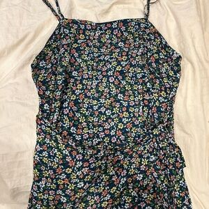 Altar’d State Floral Spaghetti Strap Wrap Dress